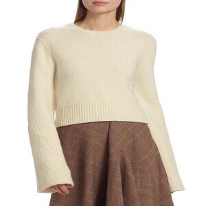 A.L.C. Clover Merino-blend Sweater Bell Sleeve Size L